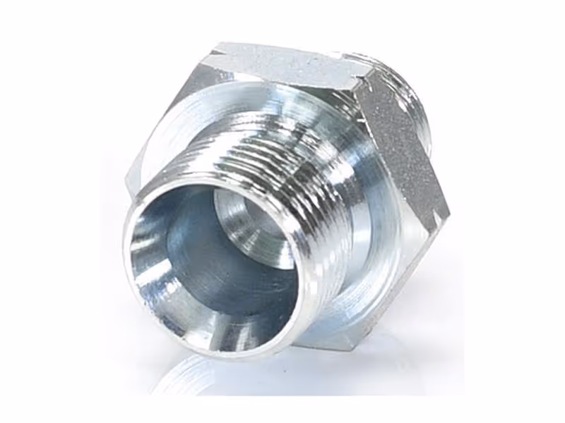 Adaptateur hydraulique M20 x 1.50 Côtes Métriques mâle x 3/8'' BSP mâle
