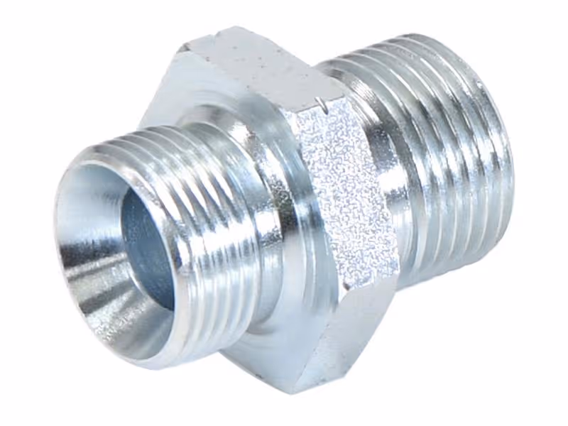 Adaptateur hydraulique M22 x 1.50 Côtes Métriques mâle x 5/8'' BSP mâle