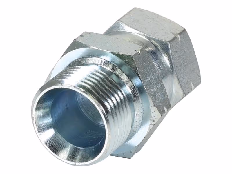 Adaptateur hydraulique M22 x 1.50 Côtes Métriques mâle x M18 x 1.50 Métriques Femelle pivotante