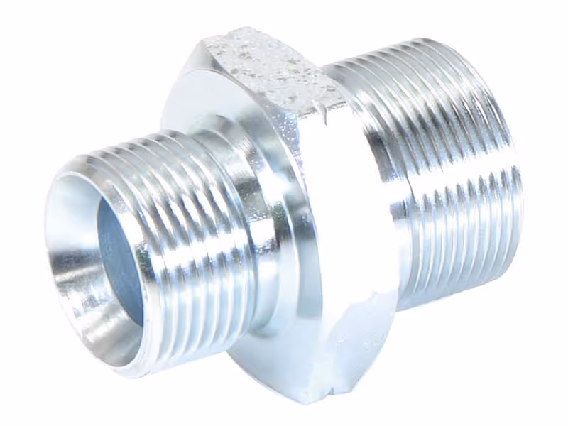 Adaptateur hydraulique M30 x 1.50 Côtes Métriques mâle x 3/4'' BSP mâle