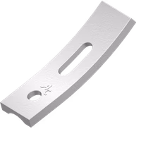 Adaptateur dent de dechaumeur Agricarb 143x40x10mm Carbure