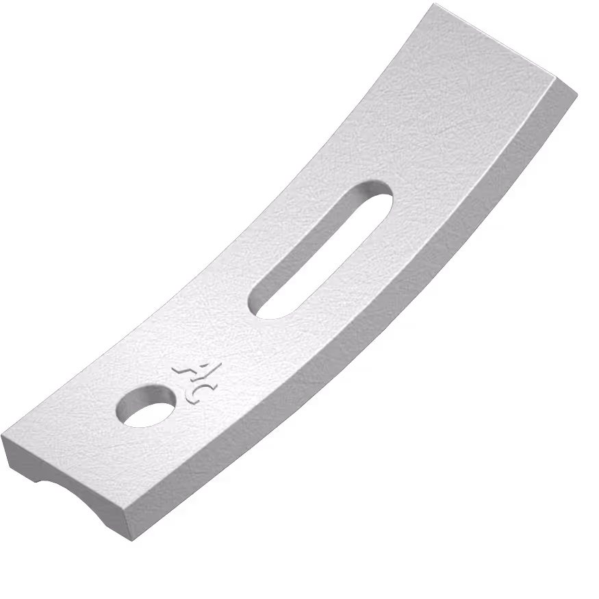 Adaptateur dent de dechaumeur Agricarb 143x40x10mm Carbure