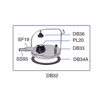Adaptateur pour pulsateur type Delaval