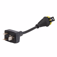 ADAPTATEUR SUPERSEAL MALE / DIN MALE 3V P/VANNES