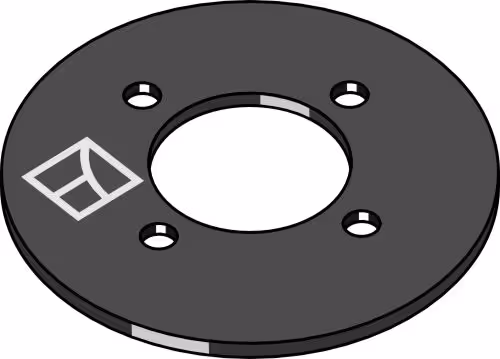 Adapteur- disque de support pour bineuse