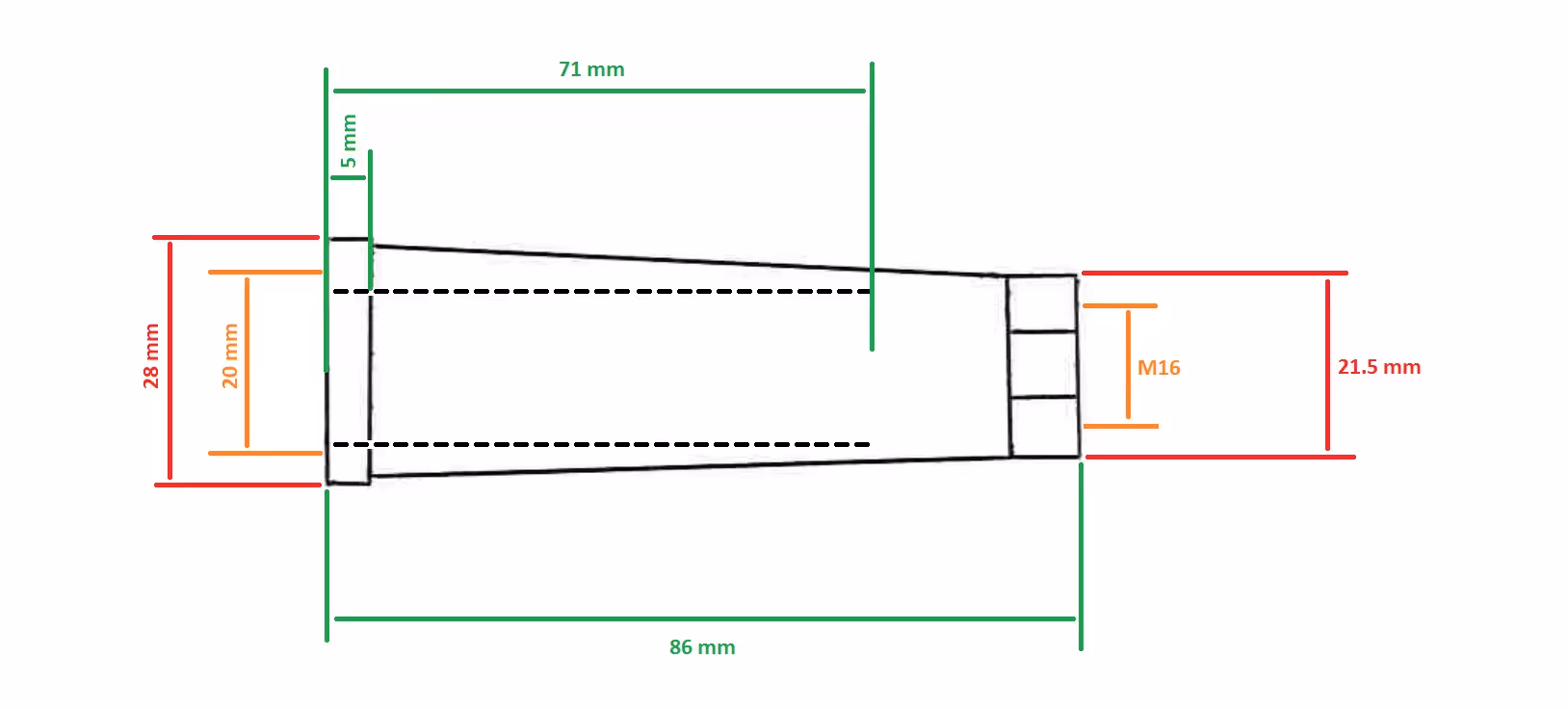 Adapteur distributeur P40 pour commande par cable