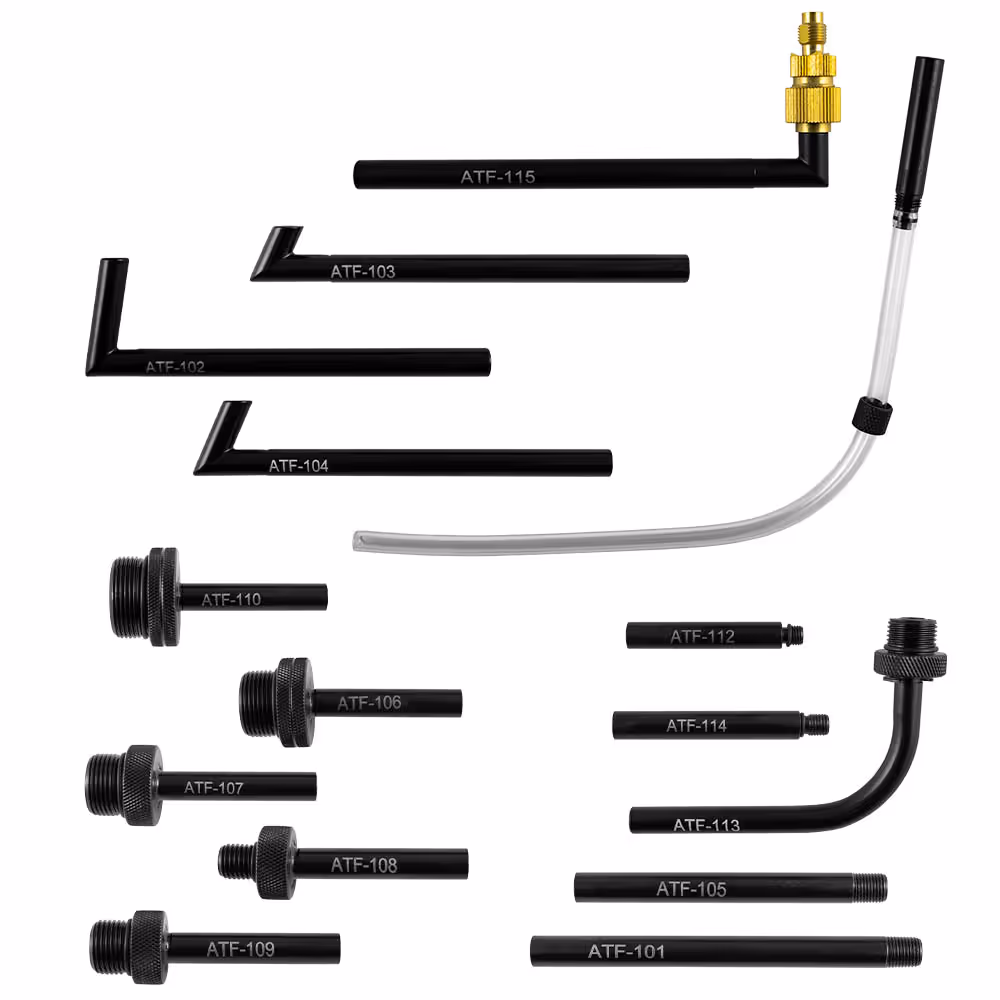 Adapteur set pour pour remplir systeme pompe de transmission (15 accesoires)