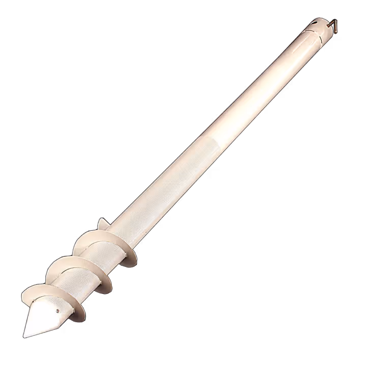 Aérateur de grains Denis triphasé 0,37Kw avec rallonge 1,1 m et pied perforé 2,2 m