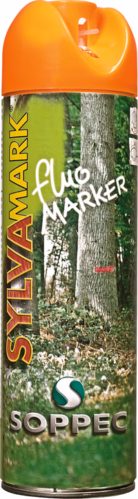 Aerosol traceur forestier orange fluo 500ml