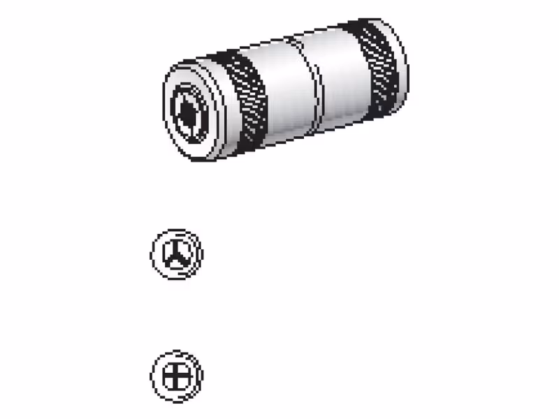Agrafe 1/8 BSP 3 mors, pompe à graisse