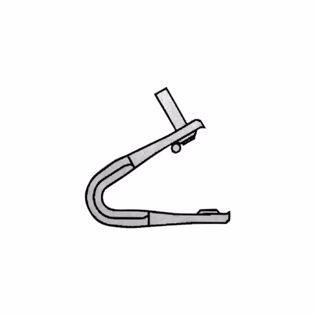 AGRAFE U24AS LG 165 MM SANS TIGE BOITE DE 12 BARRETTES
