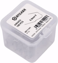 AGRAFES COIN INTERIEUR 0,8MM - BOITE DE 100 PCS