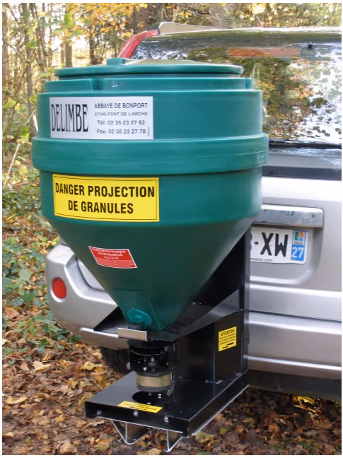 Agrainoir mobile à gibier 70 L pour voiture
