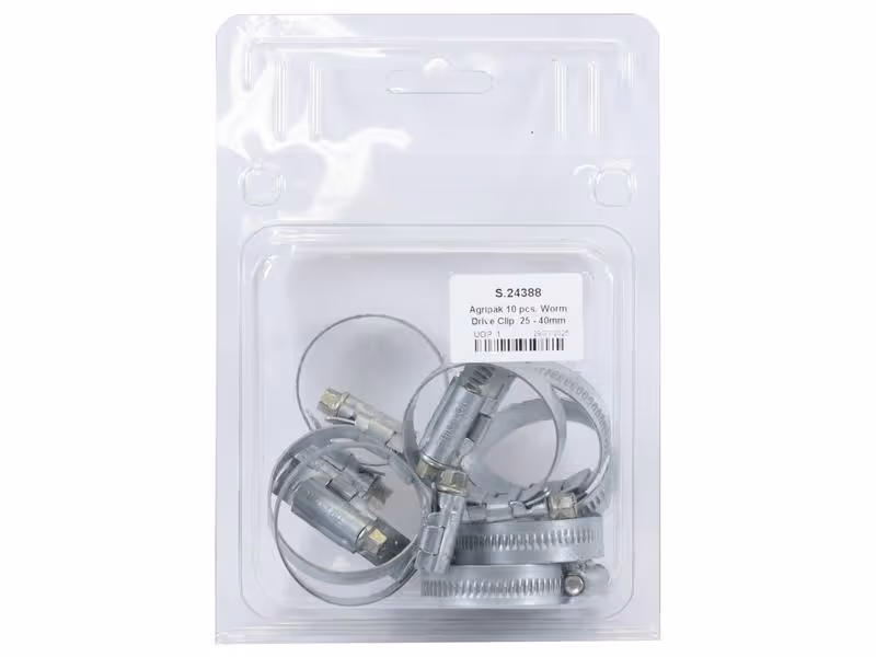 Agripak 10 pièces Collier de serrage, 25 - 40mm