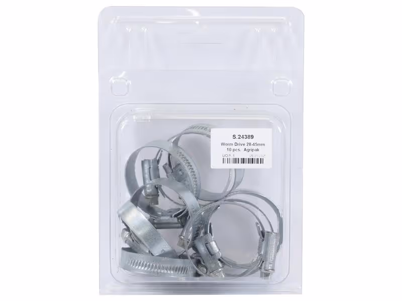 Agripak 10 pièces Collier de serrage, 30 - 45mm