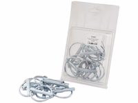 Agripak 10 pièces Goupille clip, 8mm x 44.5mm