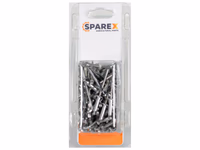 Agripak 100 pièces Rivets pop 4 x 15mm