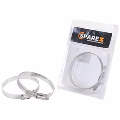 Agripak 2 pièces Collier de serrage inox 70-90mm