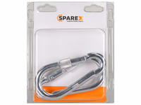 Agripak 2 pièces Mousqueton de sécurité, 11 x 120mm