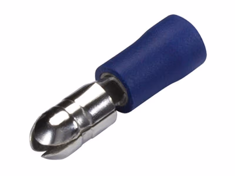 Agripak 25 pièces Cosse cylindrique (bleues) Mâle 4.0mm