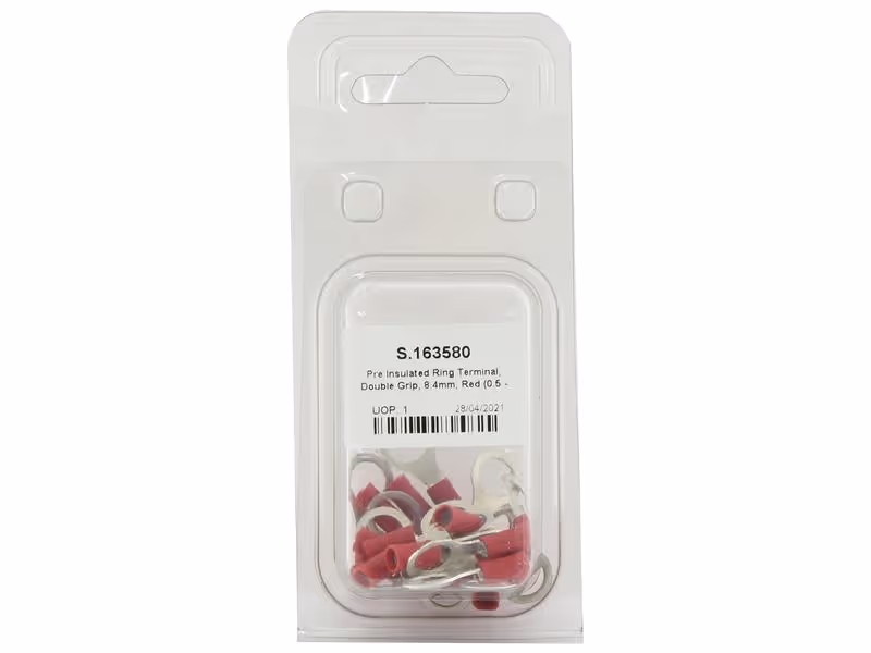 Agripak 25 pièces Cosses à plage ronde (rouges) 8.4mm