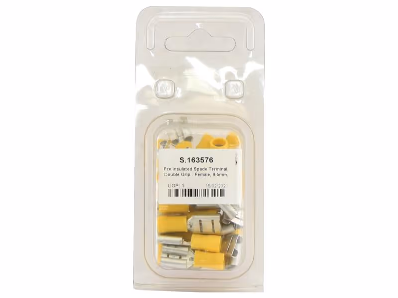 Agripak 25 pièces Cosses, (jaunes) Femelle, 9.5mm