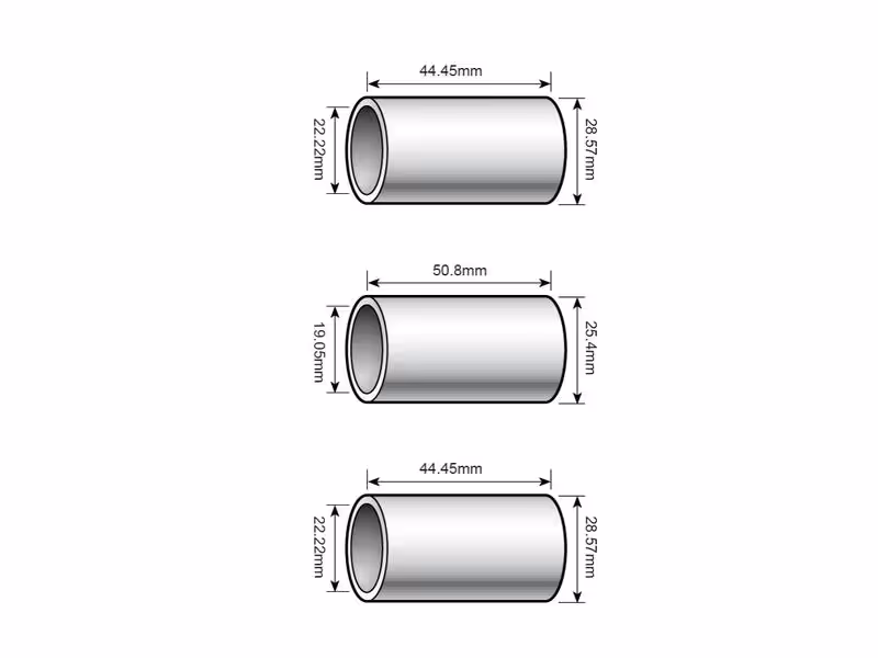 Agripak 3 pièces Bagues Cat. 2 à 1 (ØHaut 25 à 19mm & bas 28 à 22mm)