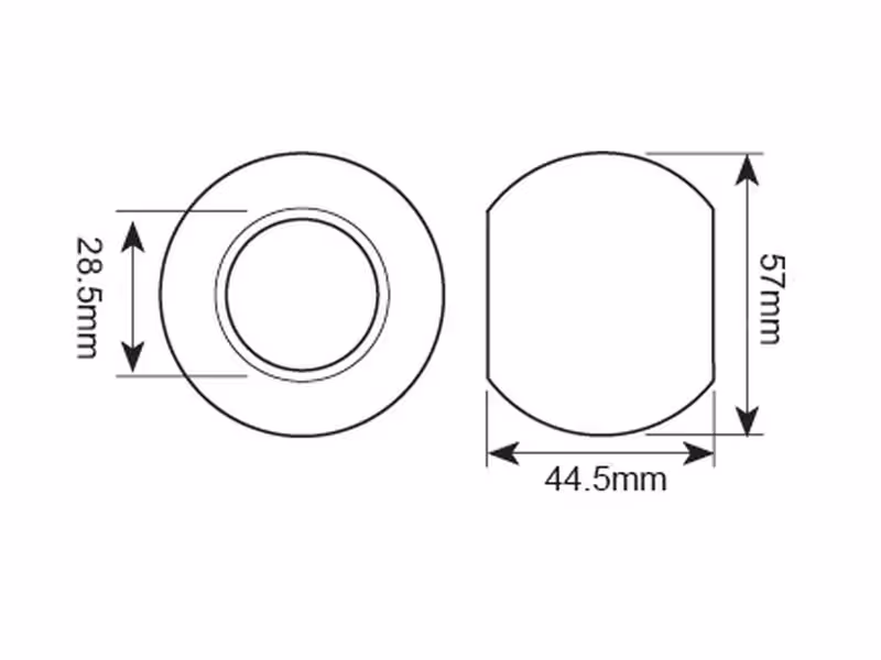 Agripak 4 pièces Rotule d'attelage et clip de retenue Cat. 2/2 - adaptable sur tracteurs Massey Ferguson