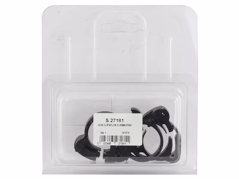 Agripak 5 pièces Collier cranté plastique, Ø minimum23mm, max. Ø26mm