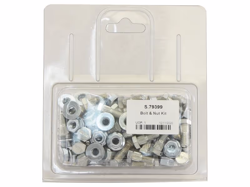 Agripak 50 pièces Vis + écrou pour section M6 x 16mm - ref 10931