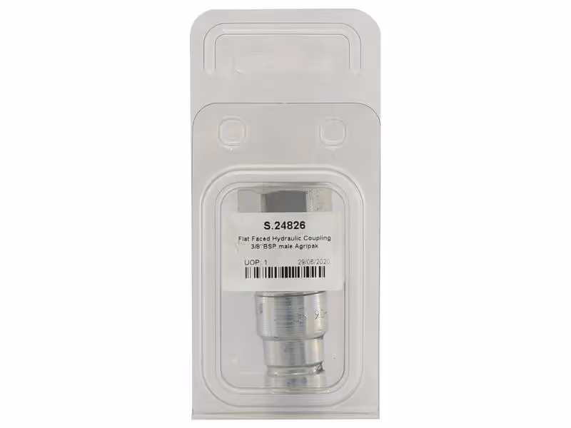 Agripak Coupleur face plane Mâle Sparex 3/8'' Filetage femelle 3/8'' BSP