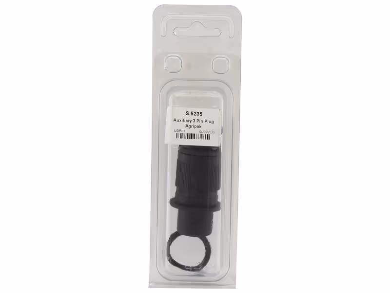 Agripak (Mâle) Prise 3 broches Plastique