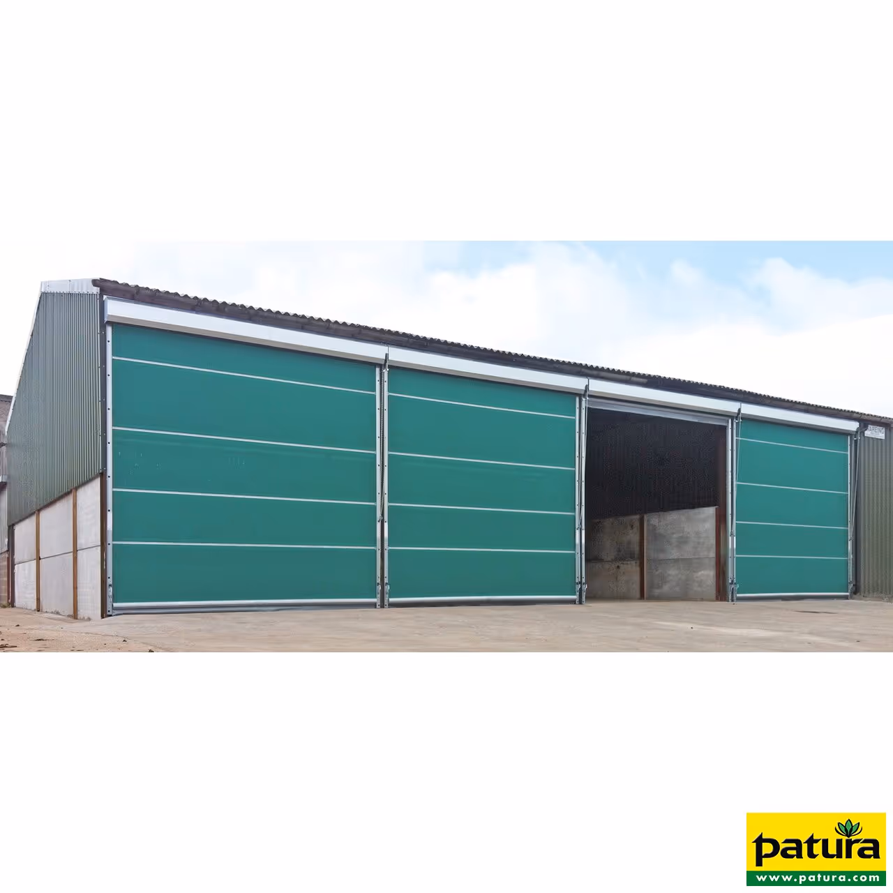 Agriporte électrique PRO 3,5/5 Largeur 3,50 m, hauteur 5,10 m, sans moteur ni interrupteur