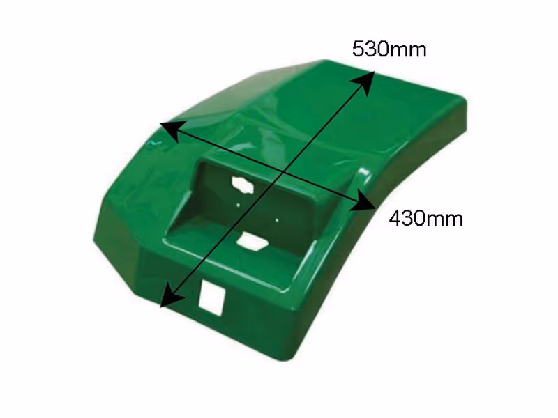 Aile courbée - Droit Part, Gauche Drive - adaptable sur tracteurs John-Deere - ref L101643
