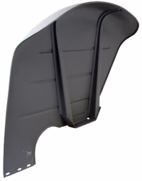 Aile gauche courbée avec frein sec Ford New Holland E1ADKN16313B adaptable