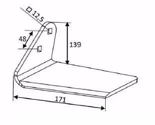 Aileron de déchaumeur droit Agrisem AGM11-03-626