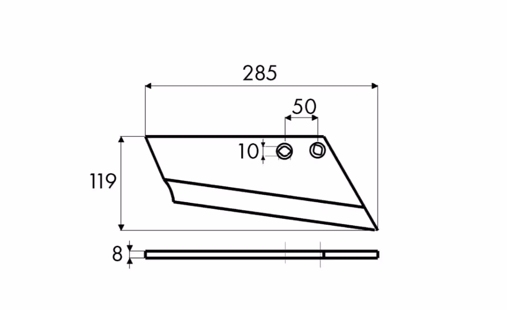 Aileron dechaumeur Universel 92537 Adaptable