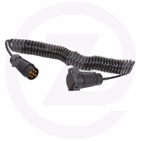 Allonge spirale 7 poles - 5 m m/f -7 x 0.50 mm2 (blis. 1 pc)