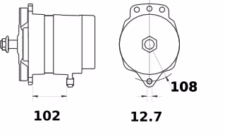 Letrika | Alternateur 14V 220A - IA1527