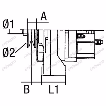 Alternateur 14V 65A