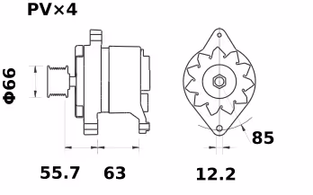Letrika | Alternateur IA0699 14V 65A