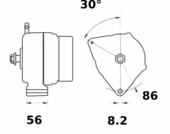 Letrika | Alternateur IA0925 14V 120A