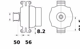 Letrika | Alternateur IA9425 14V 115A