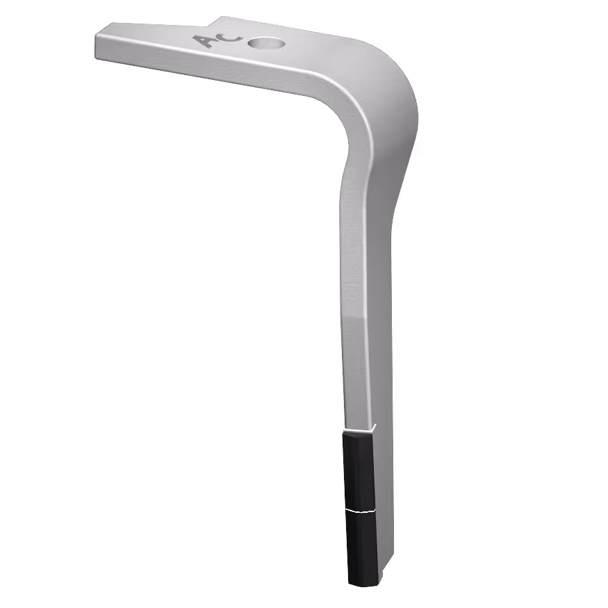 Dent de herse rotative Amazone Droite 950788 Carbure