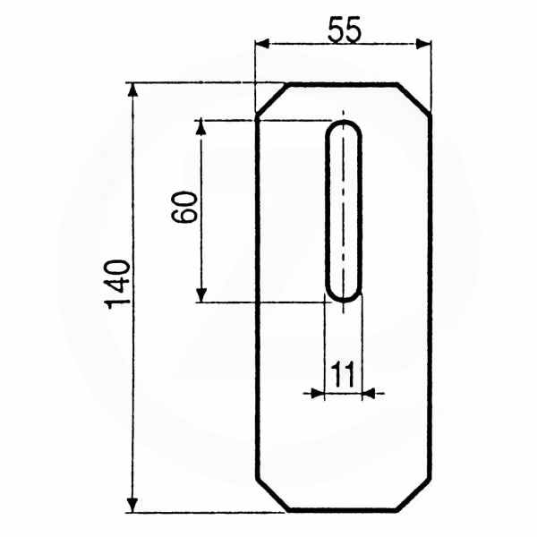 Grattoir rouleau packer Amazone 140x55mm 010003 Adaptable