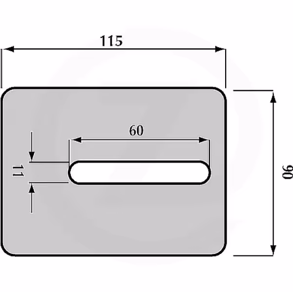 Grattoir rouleau packer Amazone 115x90mm 010001 Adaptable