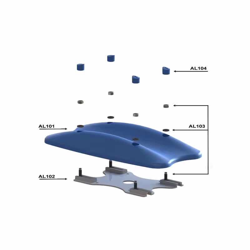 Ambic Locator Corps principal bleu