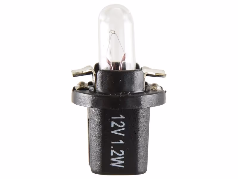 Ampoule (Filament) 12V, 1.2W, B8.5d (Boîte 1 pc.) - Vendu par 10 - ref LLB286TAC