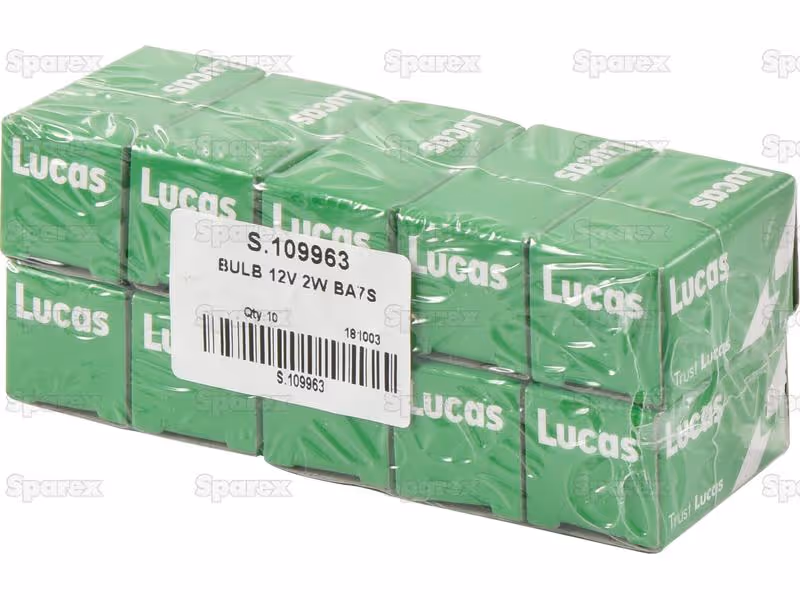 Ampoule (Filament) 12V, 2W, BA7s (Boîte 1 pc.) - Vendu par 10 - ref LLB281