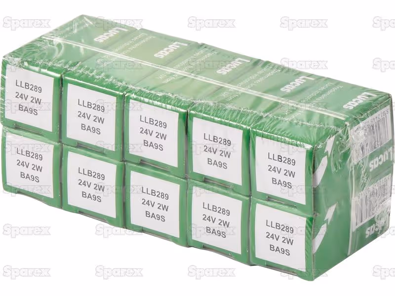 Ampoule (Filament) 24V, 2W, BA9s (Boîte 1 pc.) - Vendu par 10 - ref LLB289